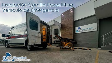 Instalación camilla powerlifting - Vehículo de Emergencia | Alpha Biomedical & Diagnostic