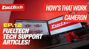 FuelTech Tech Support Articles!
