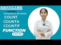 COUNT vs COUNTA vs COUNTIF in Excel | Understand the Key Differences Easily