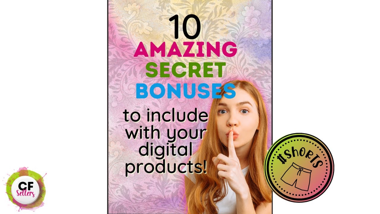 10 Amazing Secret Bonuses to Include with Your Creative Fabrica Products | 🤔 Be Surprised! #shorts
