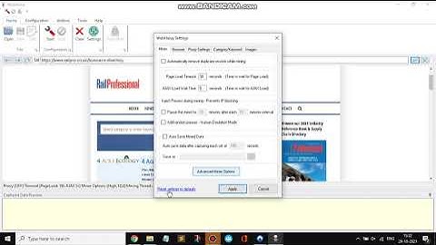 How to scrape Rail Business Directory Website using Webharvy