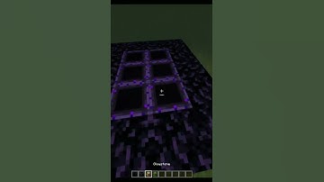 Minecraft fallen portal Build hack #minecraft #shorts #mcshorts #build #hacks #mcclips #short