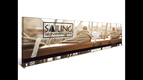 30ft Fabric Pop Up Trade Show Display