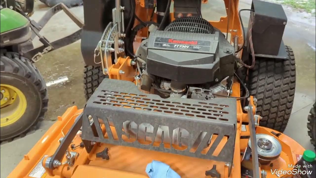Mower MAINTENANCE SCAG VRIDE2 Breakin OIL CHANGE 😎 YouTube