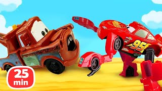 O robô do Relâmpago Mcqueen saiu do controle Nova historia infantil de carros em português