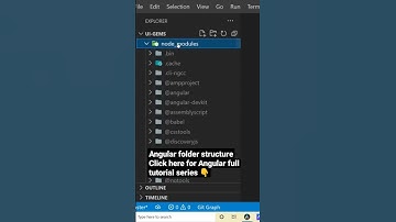 Angular folder structure | Angular tutorial series in Tamil