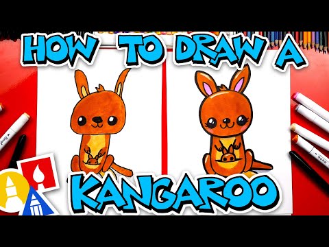 How To Draw A Cartoon Kangaroo Safe Videos For Kids - amazon kangaroo roblox