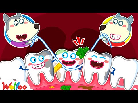 Wolfoo, Yes Yes Protect Your Teeth with Floss Teeth! - Learn Good Habits for Kids | Wolfoo Family