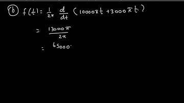 determine m(t) over the intervale $1. (b) Assuming an FM signal with kg = 1000,