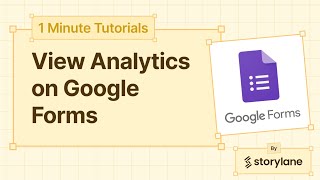 How To View Analytics on Google Forms | 1-Minute Tutorials