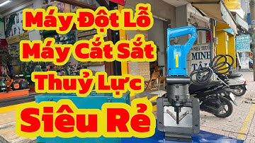 👉Máy Đột Lỗ Thuỷ Lực Cầm Tay Giá Rẻ MHP-20-U Đột Sắt V - Máy Cắt Sắt V Thủy Lực Cầm Tay JP-60 Giá Rẻ