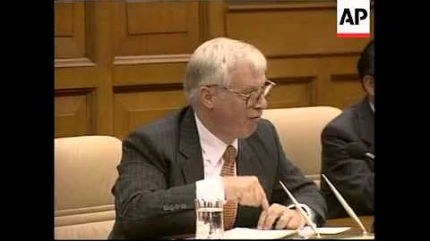 HONG KONG: CHRIS PATTEN SPEAKS AT LEGISLATIVE COUN...