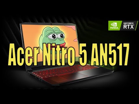 Видео: Обзор ноутбука Acer Nitro 5 AN517 2023 года