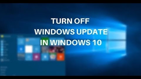 How to Disable Windows Automatic Updates on Windows 10 Permanently//win 10  uupdate // win//
