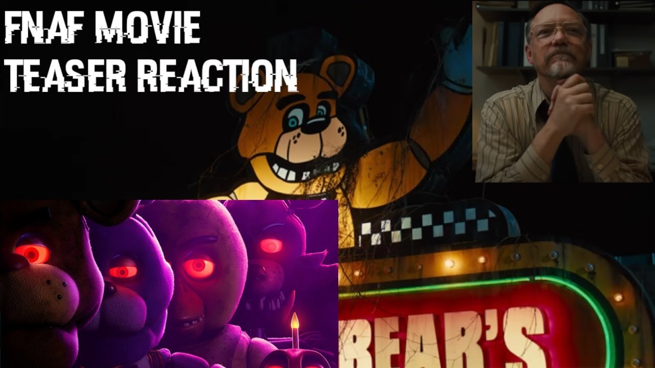 REACTING TO THE FNAF MOVIE TEASER - YouTube