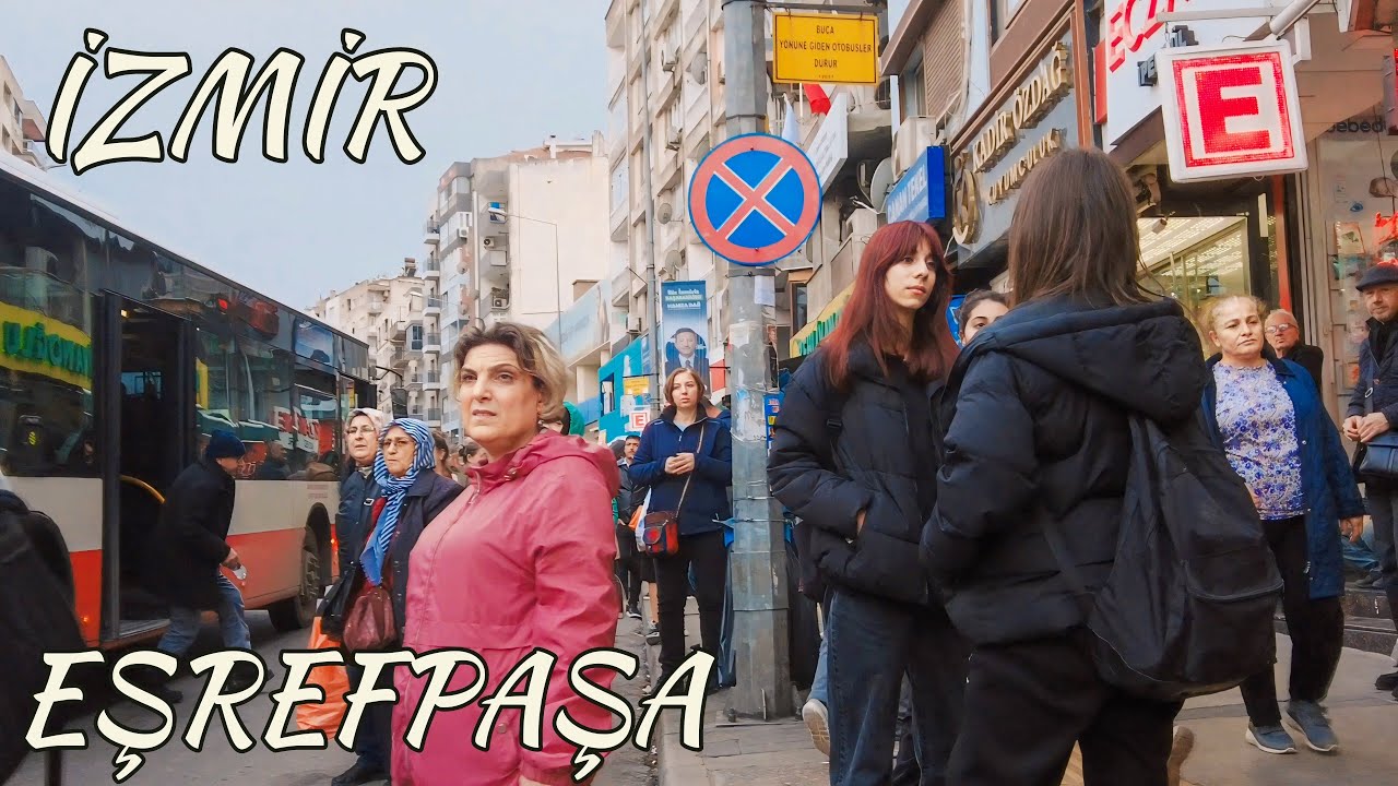 Street Walk in Eşrefpaşa Neighborhood, İzmir: A New Route Every Day🚶‍♂️HDR Video