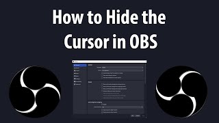how to hide cursor in obs
