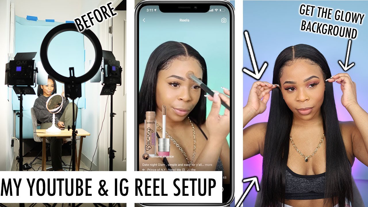 My Equipment for / IG REELS/ TIK TOK : (Camera, Lighting,  Background, and more!) EASY AF !!! 