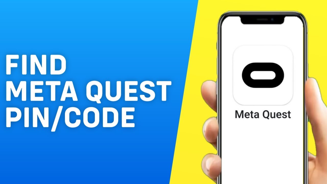How to Find Meta Quest Pin on Phone 2024 Find Oculus Code iPhone