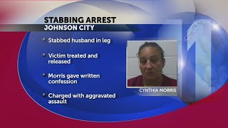 Johnson City woman, arrested; charged after allegedly stabbing husband