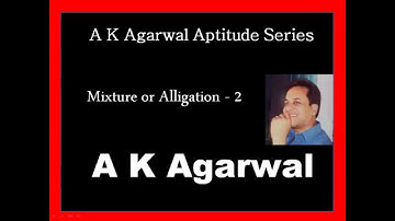 Mixture or Alligation, Problem -  2