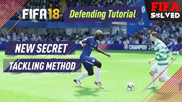 FIFA 18 Defending Tutorial (New Secret Tackling Method)
