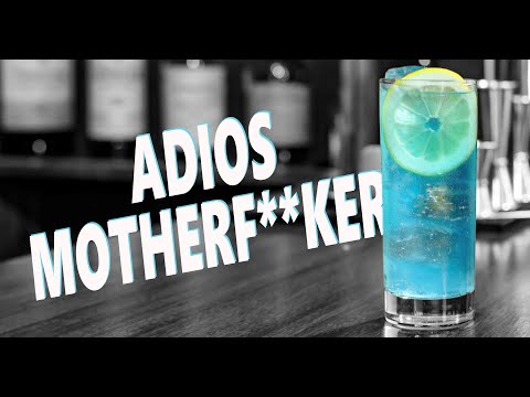 How to Make the Adios Motherf**ker AKA the AMF Cocktail | Booze On The Rocks