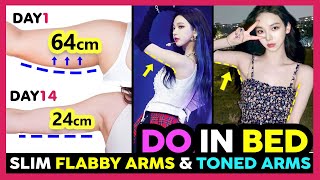 DO IN BED | SLIM FLABBY ARMS & TONED SAGGING ARMS EXERCISE | Slimmer Arms, Lose Bat Wings in 2 weeks