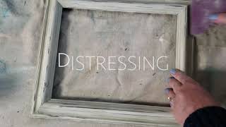Famous How to Paint and Distress Frames Wealth