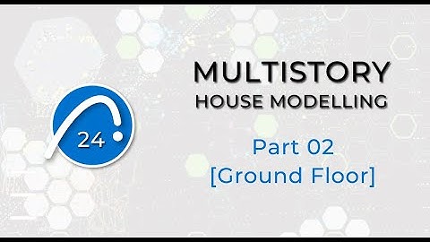 ArchiCAD 24 - Multistory House Modelling [Part 02 - Ground Floor + Staircase]