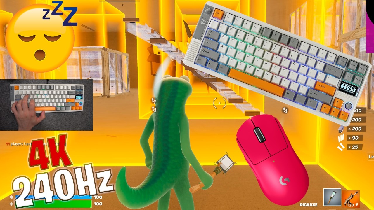 Epomaker RT85 Unboxing ASMR 😴 Box Fight Gameplay 📦 Satisfying Keyboard Fortnite 4K 240 FPS 🏆