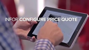 Infor Configure Price Quote (CPQ) Application Suite