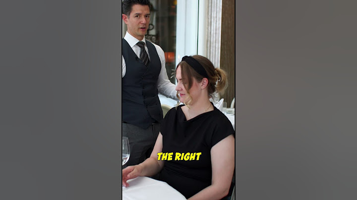 What side should you serve from?  #waiter #server #restaurant #howto #dinner #drinks #food