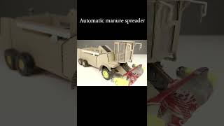 Automatic manure spreader - I made it out from cardboard