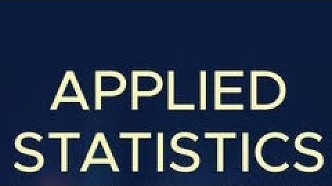 syllabus, BSc Hons statistics, STAT GE-4 , applied statistics