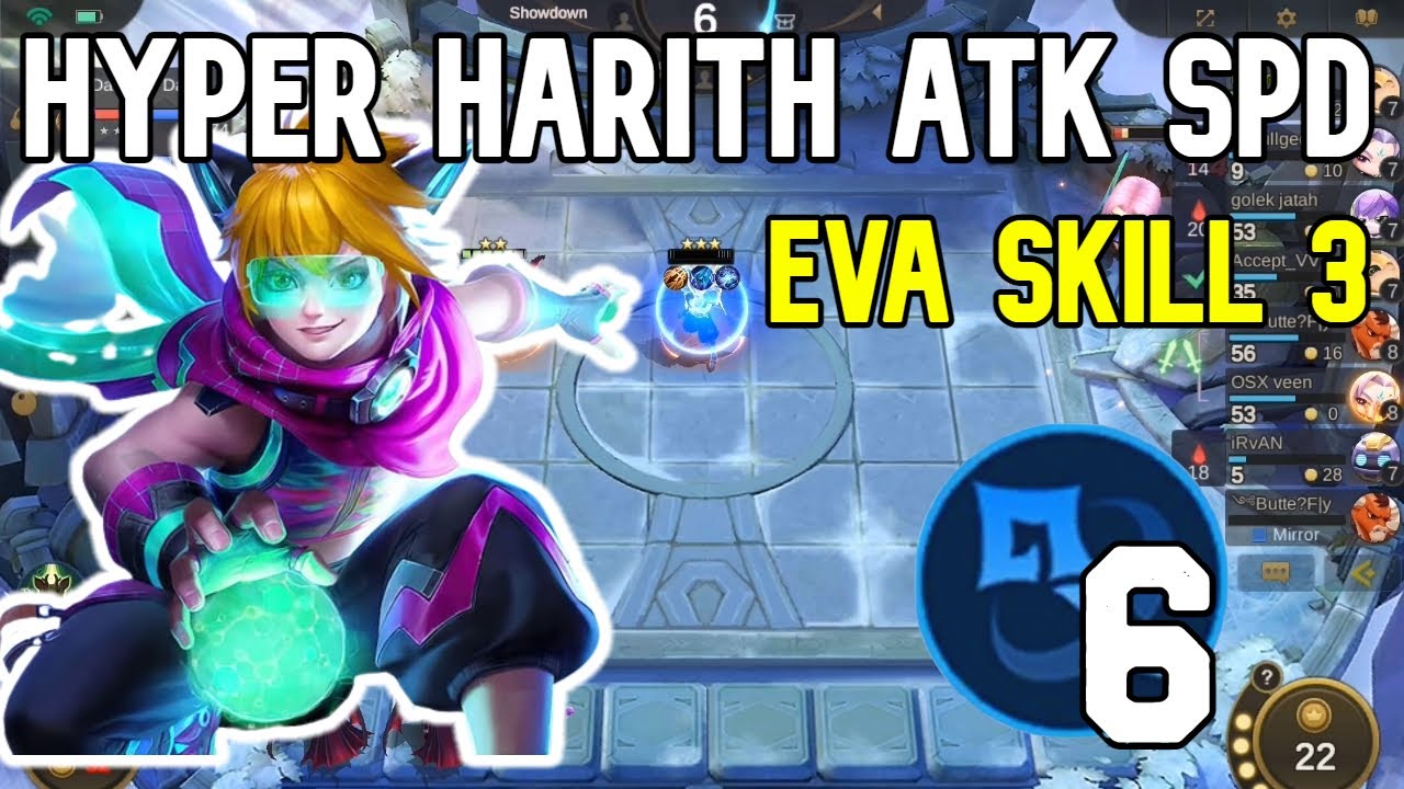 HYPER HARITH ATK SPD ! EVA SKILL 3 ! MAGIC