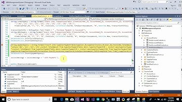 Accounting Management System Part 64 Purchase Invoice Debit and Credit Form in C#  C Sharp