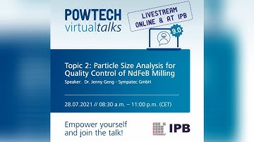 9.0 | Particle Size Analysis for Quality Control of NdFeB Milling