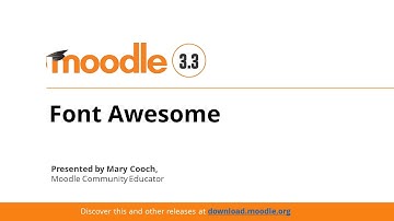 Font Awesome In Moodle 3.3