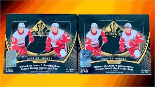 Opening 2 Boxes of 2021-22 SP Authentic Hockey Hobby