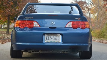 2003 Acura RSX Type S w/custom headers + 3in. cat-less exhaust - revving video (audio from outside)