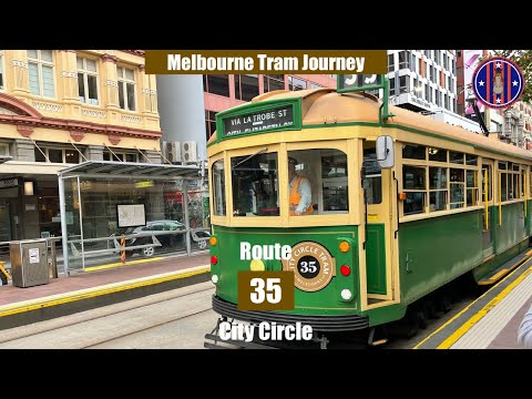 Melbourne Tram Journey: Route 35 City Circle