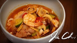 Jjampong l Spicy Seafood Noodle Soup, 2 servings