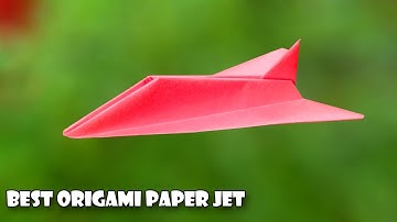 best origami paper jet easy | Paper Plane | Origami fighter plane easy |origami plane that flies far