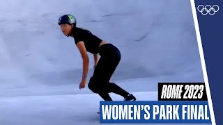 WHAT A FINAL! | Women's Park Final Highlights! | WST: Rome 2023