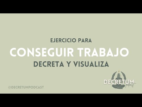 DECRETO PARA CONSEGUIR TRABAJO