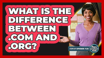 What Is The Difference Between .Com And .Org?