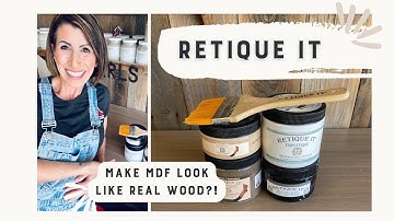 How to Make Fake Wood Look Like Real Wood! | Prime, Grain, + Stain MDF