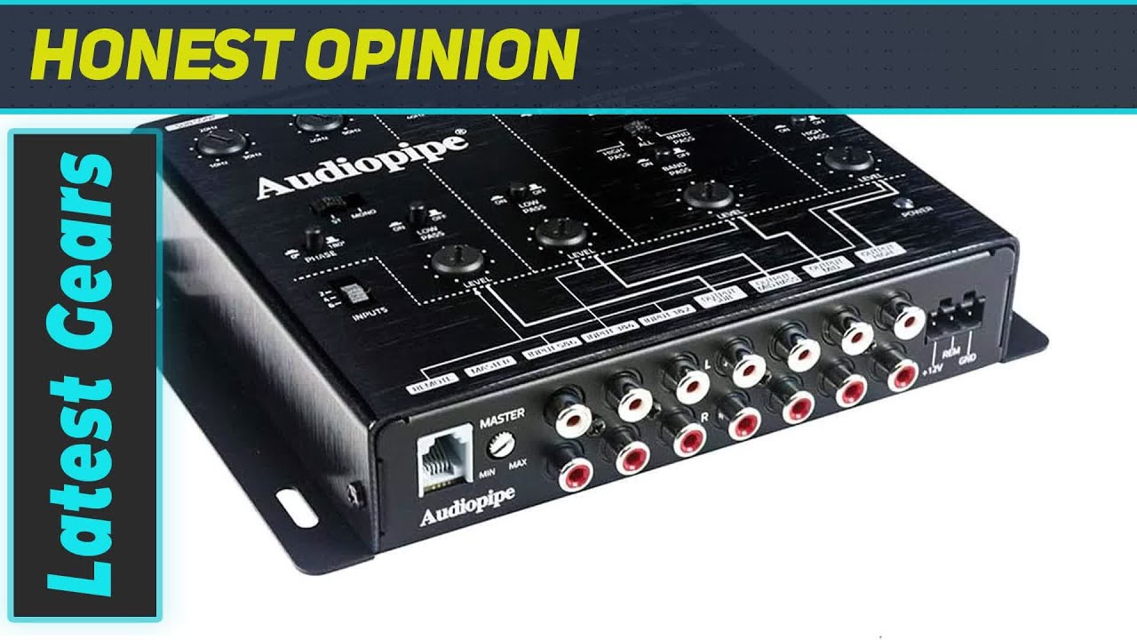 4 Way Active Crossover 15V Audio Signal Line Driver from Audiopipe XV-4-V15 - Best Choice for