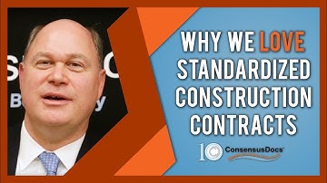 Why We Love Standardized Construction Contracts